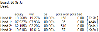 Poker Stove Calculator